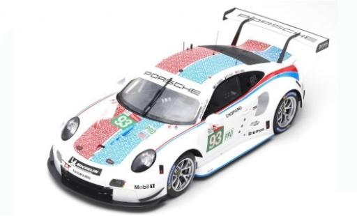 Diecast model cars Porsche 911 RSR No.93 GT Team 24h Le Mans 2019 P.Pilet/E.Bamber/N.Tandy 1/12 Spark