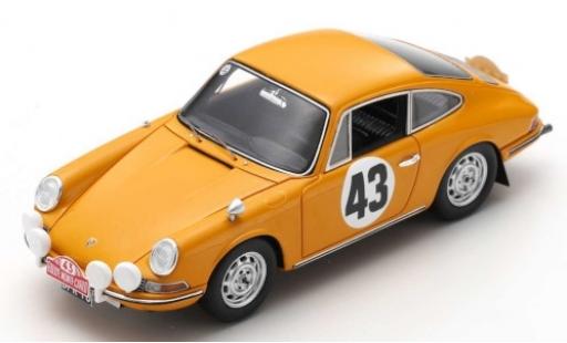 Diecast model cars Porsche 911 S S No.43 Rally Monte Carlo 1967 A.Aarnio Wihuri/L.Laakso 1/43 Spark