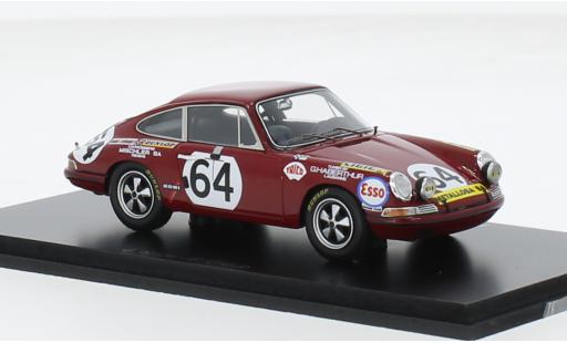 Diecast model cars Porsche 911 S S No.64 24h Le Mans 1970 1/43 Spark