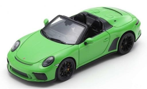 Diecast model cars Porsche 911 Speedster green 2019 1/43 Spark