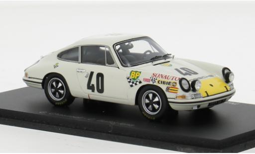 Diecast model cars Porsche 911 T T No.40 24h Le Mans 1969 1/43 Spark