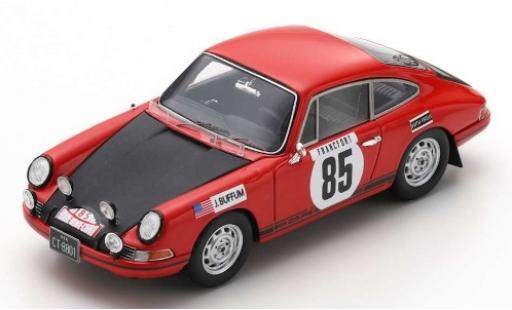 Diecast model cars Porsche 911 S T No.85 Rally Monte Carlo 1969 J.Buffum/S.Behr 1/43 Spark