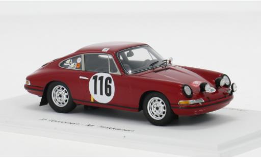 Diecast model cars Porsche 911 R T/R Rally Monte Carlo 1968 #116 1/43 Spark