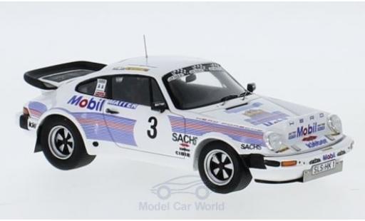 Diecast model cars Porsche 911 Turbo 3.3 No.3 Mobil Rally DM Rally Saarland 1983 M.Hero/D.M&Atilde;&frac14;ller 1/43 Spark
