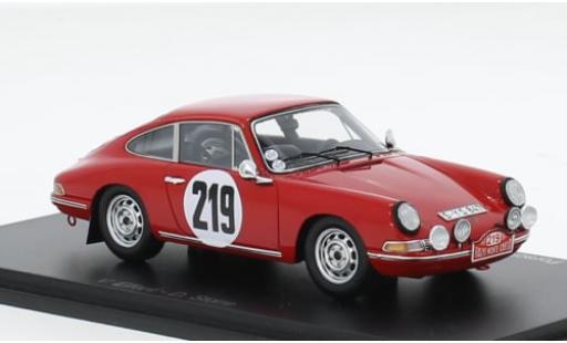 Diecast model cars Porsche 911 S S 2.0 No.219 Rally Monte Carlo 1967 1/43 Spark