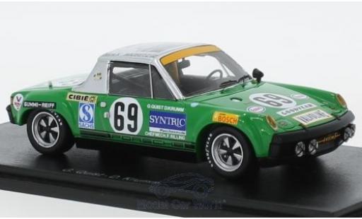 Diecast model cars Porsche 914/6 GT /6 No.69 24h Le Mans 1971 G.Quist/D.Krumm 1/43 Spark
