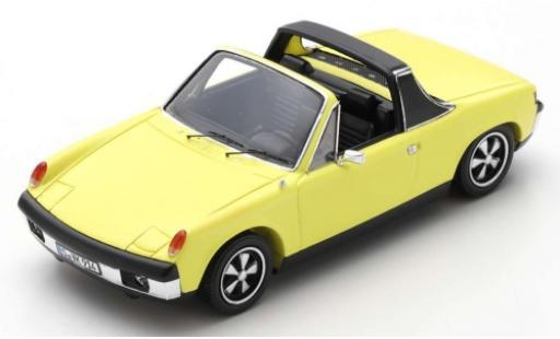 Diecast model cars Porsche 914/6 Base /6 yellow 1973 1/43 Spark