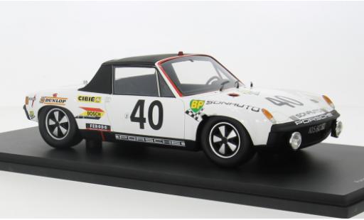 Diecast model cars Porsche 914/6 Base /6 No.40 24h Le Mans 1969 1/18 Spark
