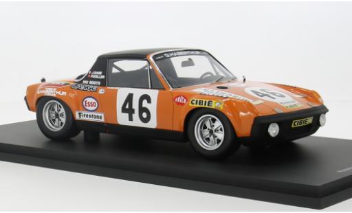 Diecast model cars Porsche 914/6 Base /6 No.46 24h Le Mans 1971 1/18 Spark