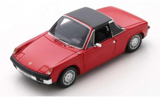 Diecast model cars Porsche 914/6 Base /6 red 1973 1/43 Spark