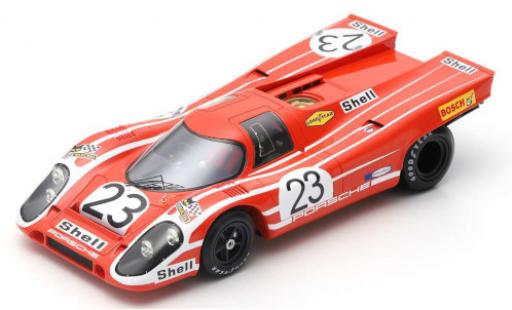 Diecast model cars Porsche 917 1970 K No.23 24h Le Mans R.Attwood/H.Hermann 1/18 Spark