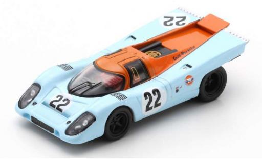 Diecast model cars Porsche 917 1970 K No.22 Gulf Gulf 24h Le Mans M.Hailwood/D.Hobbs 1/64 Spark