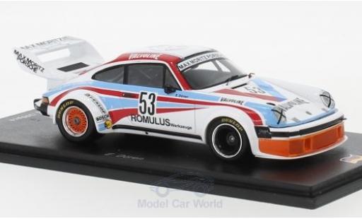 Diecast model cars Porsche 934 1977 No.53 Max Moritz Valvoline DRM Zolder E.D&Atilde;&para;ren 1/43 Spark