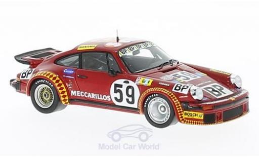 Diecast model cars Porsche 934 1977 No.59 24h Le Mans F.Servanin/L.Ferrier/F.Hummel 1/43 Spark