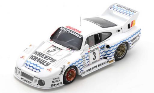 Diecast model cars Porsche 935 1981 J No.3 Kreepy Krauly 9h Kyalami G.Moretti/D.Bell/M.de Narvaez 1/43 Spark