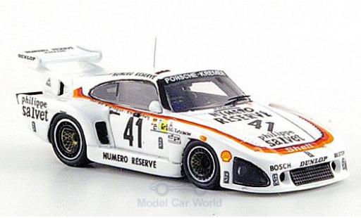 Diecast model cars Porsche 935 1979 K3 No.41 24h Le Mans B.Whittington/K.Ludwig/D.Whittington 1/87 Spark