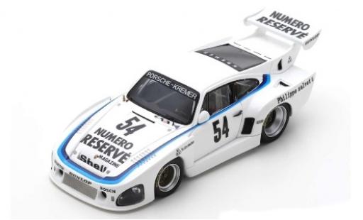 Diecast model cars Porsche 935 1979 K3 No.54 Kremer DRM Zolder K.Ludwig 1/43 Spark