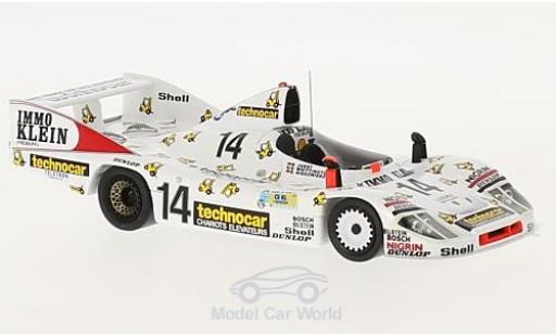 Diecast model cars Porsche 936 1981 RHD No.14 Technocar 24h Le Mans D.Whittington/R.Joest/K.Niedzwiedz 1/43 Spark