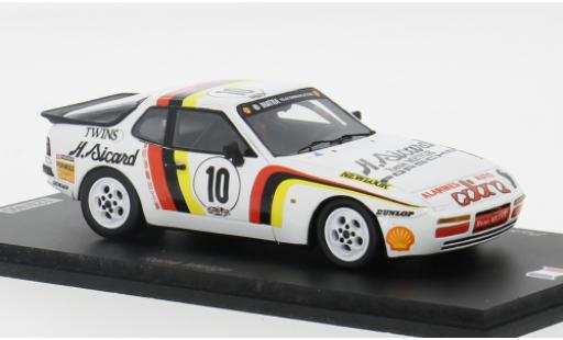Diecast model cars Porsche 944 Turbo Cup No.10 1987 1/43 Spark