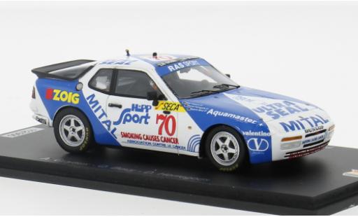 Diecast model cars Porsche 944 Turbo No.70 24h Spa 1989 1/43 Spark