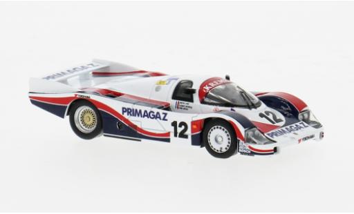 Diecast model cars Porsche 956 1984 24h Le Mans #12 1/64 Spark