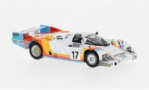 Diecast model cars Porsche 956 1984 24h Le Mans #17 1/64 Spark