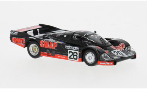 Diecast model cars Porsche 956 1984 24h Le Mans #26 1/64 Spark