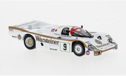Diecast model cars Porsche 956 1984 24h Le Mans #9 1/64 Spark