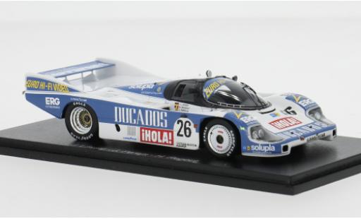 Diecast model cars Porsche 956 1985 24h Le Mans #26 1/43 Spark