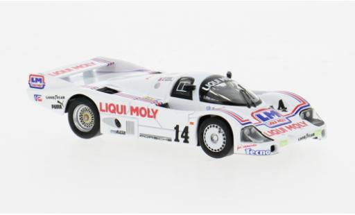 Diecast model cars Porsche 956 1986 24h Le Mans #14 1/64 Spark