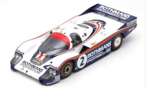 Diecast model cars Porsche 956 1982 No.2 Rothmans Rothmans 24h Le Mans J.Mass/V.Schuppan 1/18 Spark