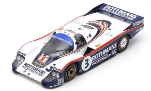 Diecast model cars Porsche 956 1982 No.3 24h Le Mans H.Haywood/A.Holbert/J.Barth 1/18 Spark