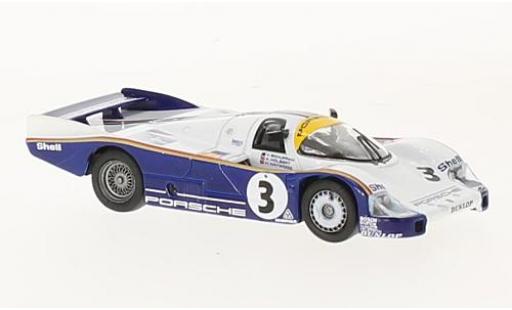 Diecast model cars Porsche 956 1983 No.3 24h Le Mans A.Holbert/H.Haywood/V.Schuppan 1/43 Spark