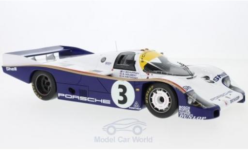 Diecast model cars Porsche 956 1983 No.3 Rothmans 24h Le Mans with Decals A.Holbert/H.Haywood/V.Schuppan 1/18 Spark