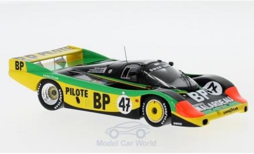 Diecast model cars Porsche 956 1983 No.47 24h Le Mans P.Henn/J-L.Schlesser/C.Ballot-Lena 1/43 Spark