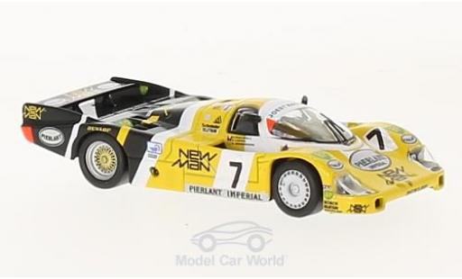 Diecast model cars Porsche 956 1984 No.7 Joest Racing New Man 24h Le Mans H.Pescarolo/K.Ludwig 1/64 Spark