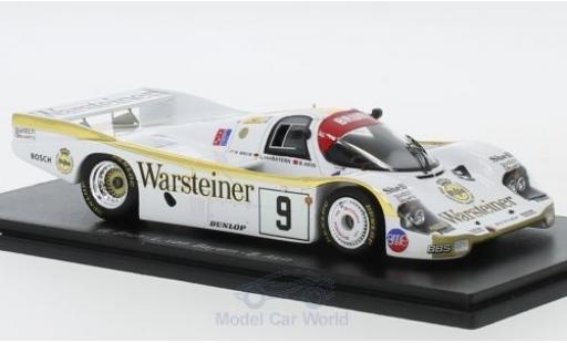 Diecast model cars Porsche 956 1984 No.9 Warsteiner 24h Le Mans W.Brun/L.von Bayern/B.Akin 1/43 Spark