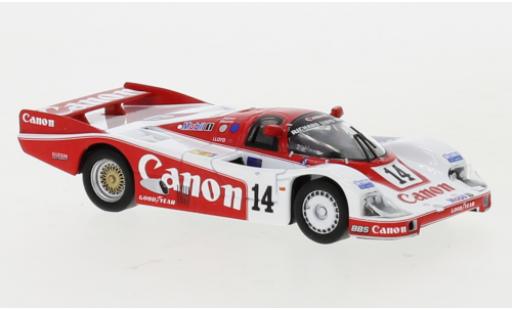 Diecast model cars Porsche 956 1985 RHD No.14 Richard Lloyd Racing Canon 24h Le Mans J.Palmer/J.Weaver/R.Lloyd 1/43 Spark