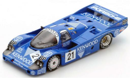 Diecast model cars Porsche 956 1983 RHD No.21 Kremer Racing Kenwood 24h Le Mans M.Andretti/M.Andretti/P.Alliot 1/64 Spark
