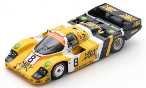 Diecast model cars Porsche 956 1984 RHD No.8 Joest Racing New Man 24h Le Mans J-L.Schlesser/M.de Narvaez/S.Johansson 1/43 Spark