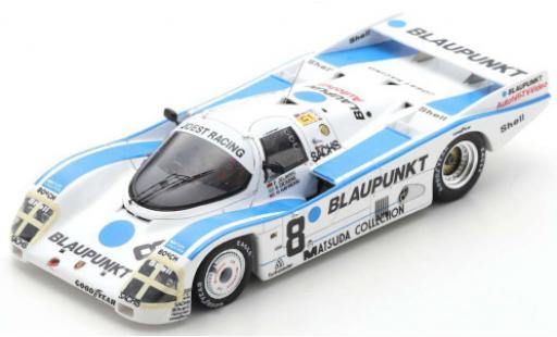 Diecast model cars Porsche 962 1987 C No.8 Blaupunkt 24h Le Mans S.Dickens/H.Haywood/F.Jelinski 1/43 Spark