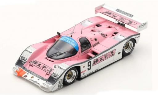 Diecast model cars Porsche 962 1989 C RHD No.9 Joest Racing 1000km Fuji B.Wollek/F.Jelinski 1/43 Spark