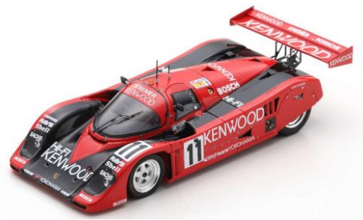 Diecast model cars Porsche 911 1991 CK 6 RHD No.11 Kenwood 24h Le Mans M.Reuter/H.Toivonen/J.J.Lehto 1/43 Spark