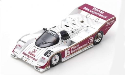 Diecast model cars Porsche 962 1987 RHD No.85 2h Del Mar J.Mass 1/43 Spark