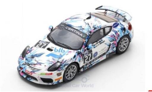 Diecast model cars Porsche 718 GT4 No.27 IMSA Performance FFSA GT 2018 M.Blanchemain/S.Palette 1/43 Spark