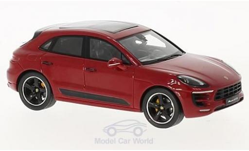 Diecast model cars Porsche Macan GTS red 2017 1/43 Spark