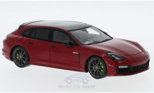 Diecast model cars Porsche Panamera e-hybrid 4 Sport Turismo red 2018 1/43 Spark