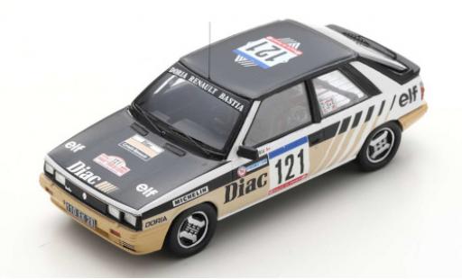 Diecast model cars Renault 11 Turbo No.121 Rally WM Tour de Corse 1984 J.-P.Deriu/J.Mariani 1/43 Spark