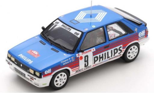 Diecast model cars Renault 11 Turbo No.9 Philips Rally WM Rally Monte Carlo 1987 F.Chatriot/M.Perin 1/43 Spark