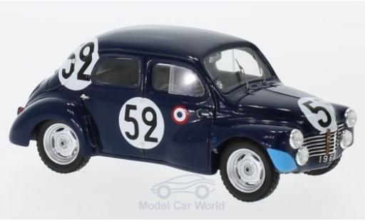 Diecast model cars Renault 4CV 1063 No.52 24h Le Mans 1951 J.Sandt/P.Moser 1/43 Spark